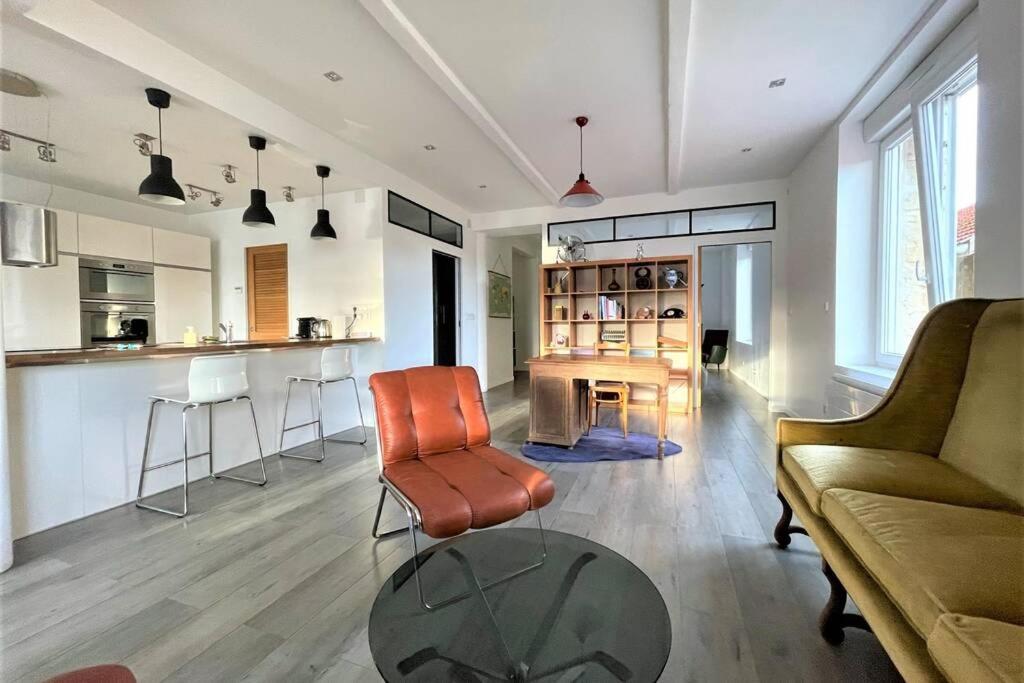 Апартаменти Superbe Loft 100M2 Proche Cathedrale Avec Parking Реймс Екстер'єр фото