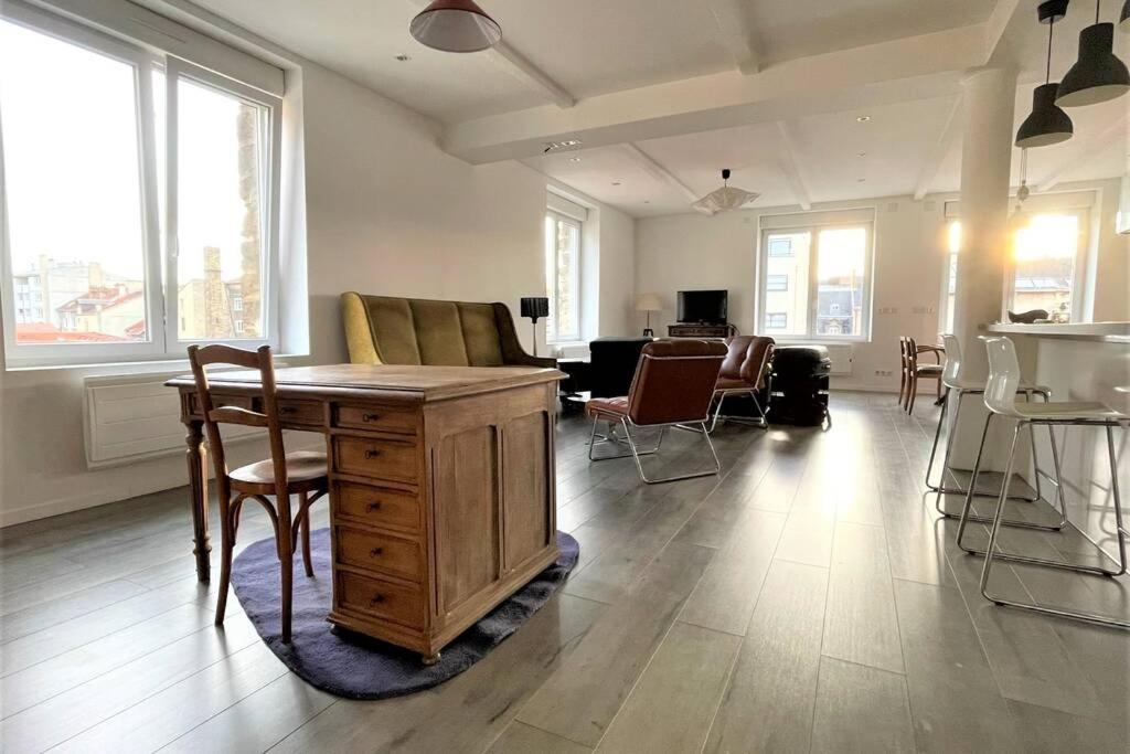 Апартаменти Superbe Loft 100M2 Proche Cathedrale Avec Parking Реймс Екстер'єр фото